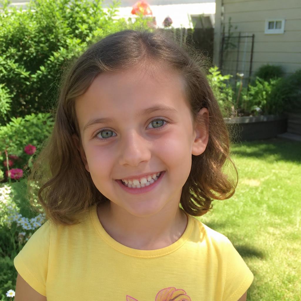 An everyday photo of a child